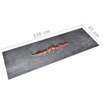  Küchenbodenmatte Waschbar Pfeffer 45x150 cm