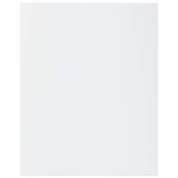  Bücherregal-Bretter 8 Stk. Hochglanz-Weiß 40x50x1,5 cm