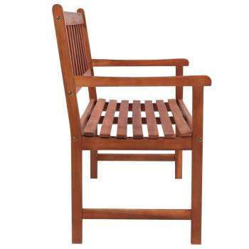 Preview:  Gartenbank mit Auflage 120 cm Massivholz Akazie