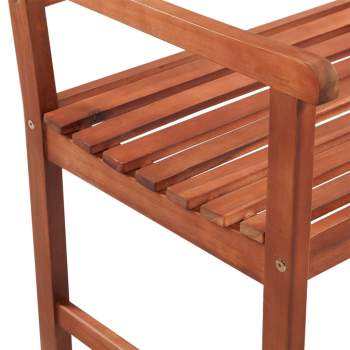 Preview:  Gartenbank mit Auflage 120 cm Massivholz Akazie