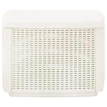  Gartentisch Weiß 53x53x40 cm Kunststoff