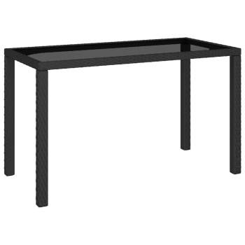 Preview:  6-tlg. Garten-Essgruppe mit Auflagen Poly Rattan Schwarz