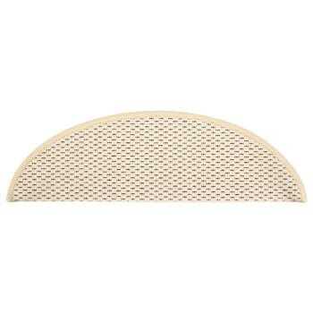  Treppenmatten Selbstklebend Sisal-Look 15 Stk. 56x17x3 Berber