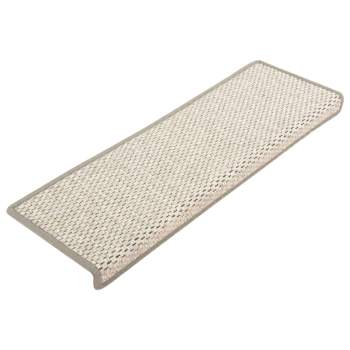  Treppenmatten Selbstklebend Sisal-Optik 15 Stk. 65x21x4cm Beige