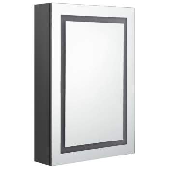  LED-Spiegelschrank fürs Bad Grau 50x13x70 cm