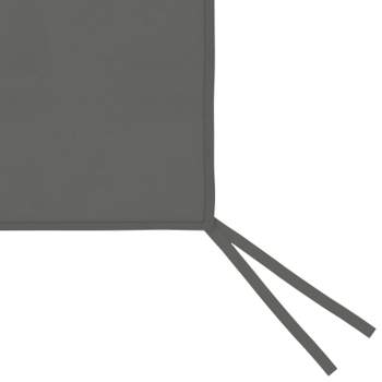  Pavillon-Seitenwand mit Fenstern 4x2 m Anthrazit