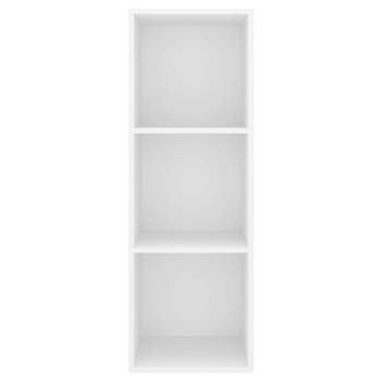  TV-Wandschrank Weiß 37x37x107 cm Holzwerkstoff