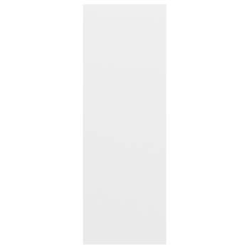  TV-Wandschrank Weiß 37x37x107 cm Holzwerkstoff