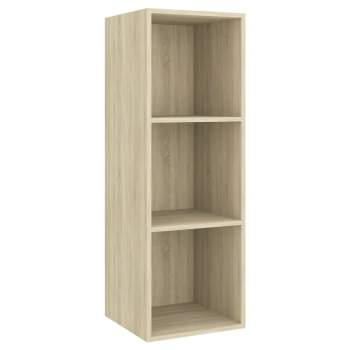  TV-Wandschrank Sonoma-Eiche 37x37x107 cm Holzwerkstoff