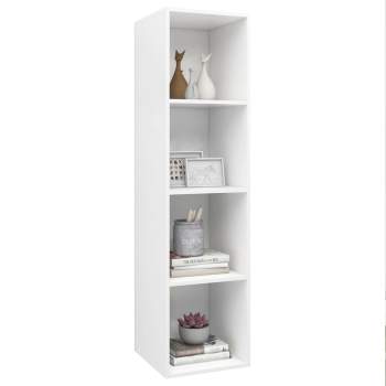 Preview:  TV-Wandschrank Weiß 37x37x142,5 cm Holzwerkstoff