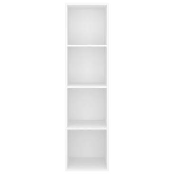  TV-Wandschrank Weiß 37x37x142,5 cm Holzwerkstoff