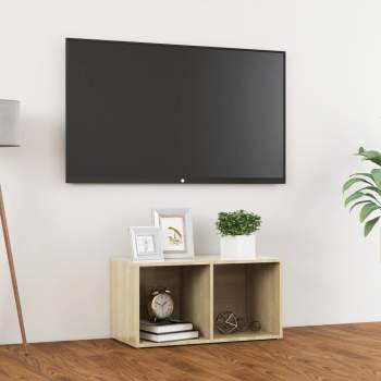  TV-Schrank Sonoma-Eiche 72x35x36,5 cm Holzwerkstoff