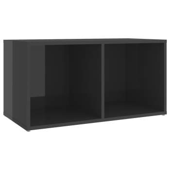  TV-Schrank Hochglanz-Grau 72x35x36,5 cm Holzwerkstoff