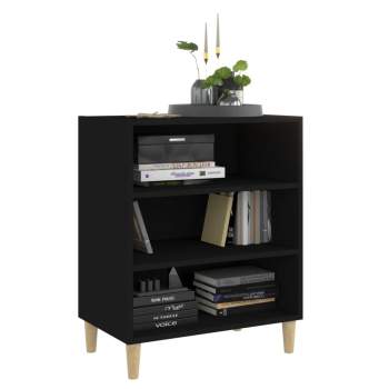  Sideboard Schwarz 57x35x70 cm Holzwerkstoff