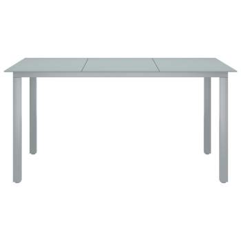 Preview: 10-tlg. Garten-Essgruppe Schwarz und Silbern