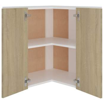  Eckhängeschrank Lyon Sonoma-Eiche 57x57x60 cm Holzwerkstoff