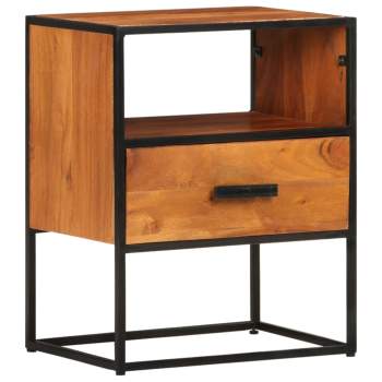 Nachttisch 40x30x50 cm Massivholz Akazie 
