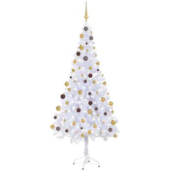  Künstlicher Weihnachtsbaum Beleuchtung Kugeln 180cm 620 Zweige