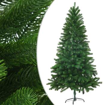  Künstlicher Weihnachtsbaum mit Beleuchtung & Kugeln 150 cm Grün