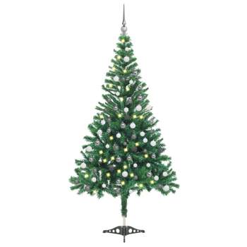  Künstlicher Weihnachtsbaum Beleuchtung Kugeln 120cm 230 Zweige