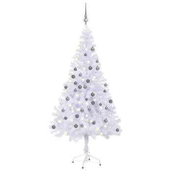  Künstlicher Weihnachtsbaum Beleuchtung Kugeln 150cm 380 Zweige