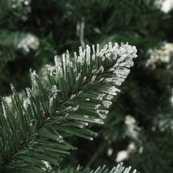  Künstlicher Weihnachtsbaum mit Beleuchtung & Kugeln 150 cm
