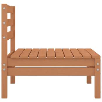 8-tlg. Garten-Lounge-Set Honigbraun Massivholz Kiefer