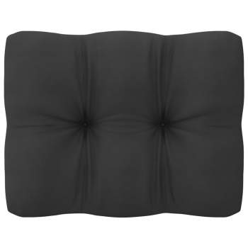  9-tlg. Garten-Lounge-Set mit Kissen Massivholz Kiefer