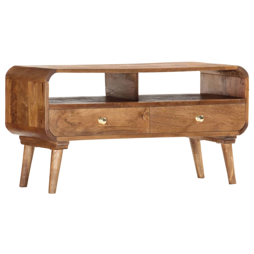 TV-Schrank 90 x 35 x 47 cm Massivholz Mango - sinni.ch