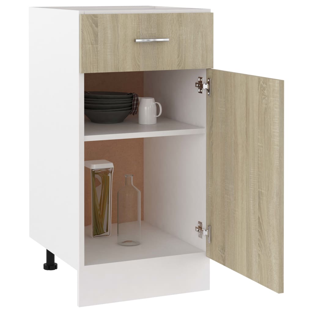 Küchenschrank SonomaEiche 40x46x81,5 cm Spanplatte sinni.ch