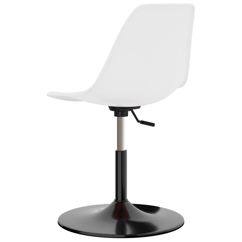 Drehbare Esszimmerstühle 2 Stk. Weiß PP - sinni.ch