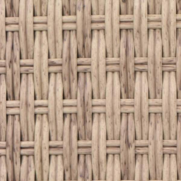  Outdoor-Sonneninsel Poly Rattan Beige