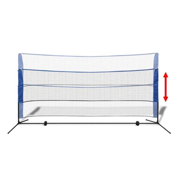  Badmintonnetz-Set mit Federbällen 300 x 155 cm
