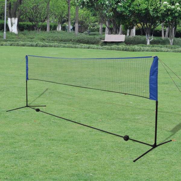  Badmintonnetz-Set mit Federbällen 300 x 155 cm