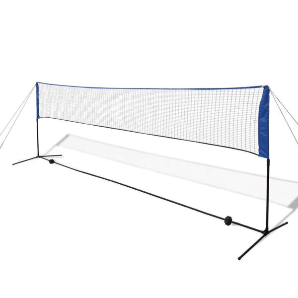  Badmintonnetz-Set mit Federbällen 500 x 155 cm