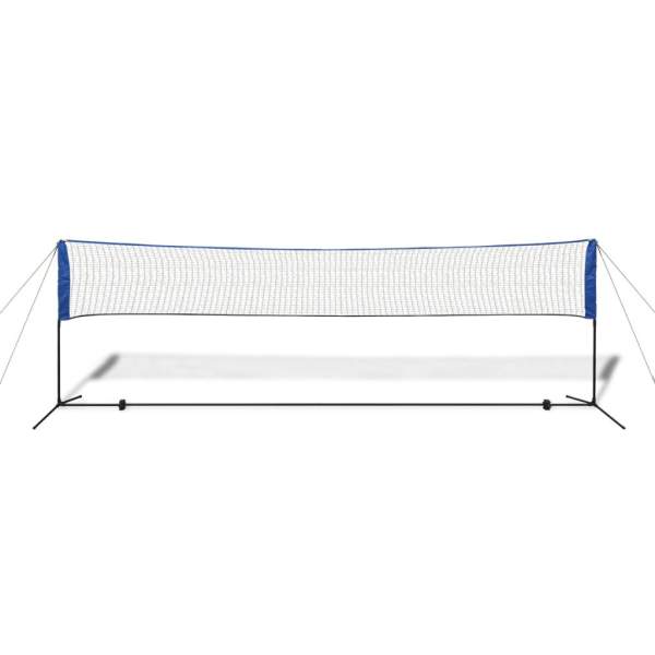  Badmintonnetz-Set mit Federbällen 500 x 155 cm
