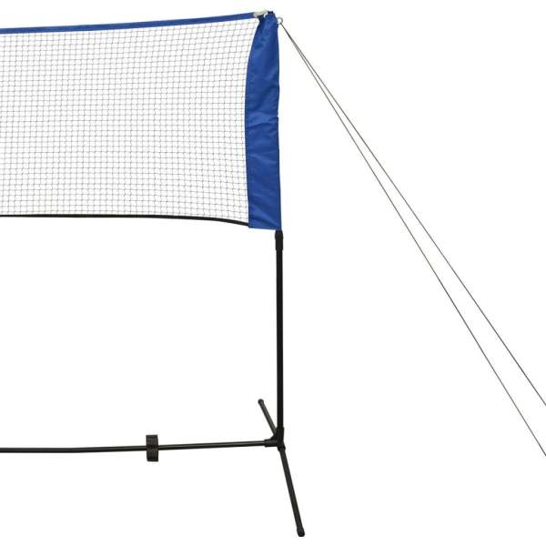  Badmintonnetz-Set mit Federbällen 500 x 155 cm