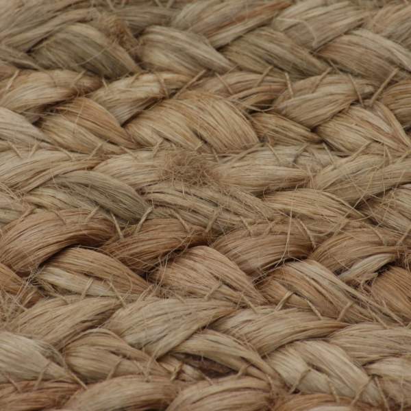  Teppich Jute Geflochten 150 cm Rund