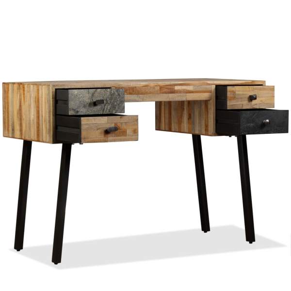  Schreibtisch Wiederverwertetes Teak Massivholz 110 × 50 × 76 cm