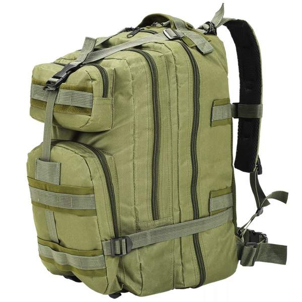  Rucksack im Army-Style 50 L Olivgrün