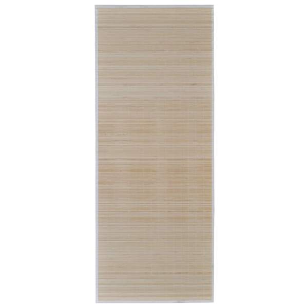  Teppich Bambus 100 x 160 cm Natur