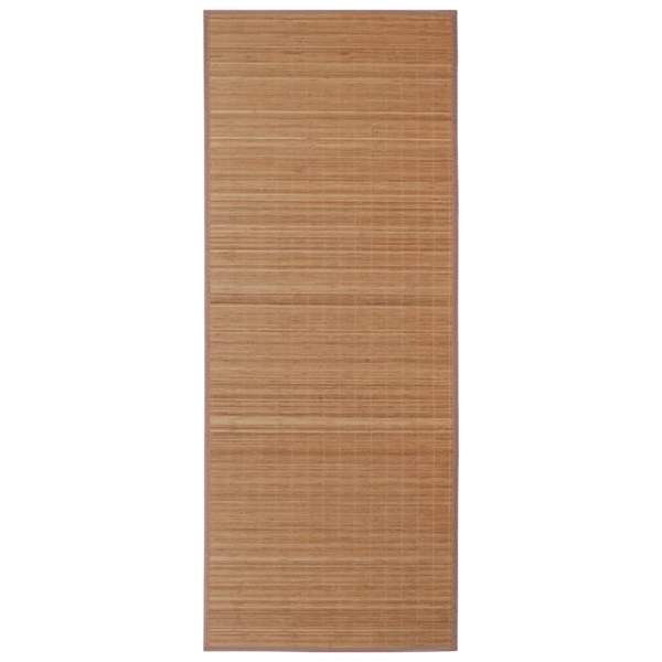  Teppich Bambus 100 x 160 cm Braun