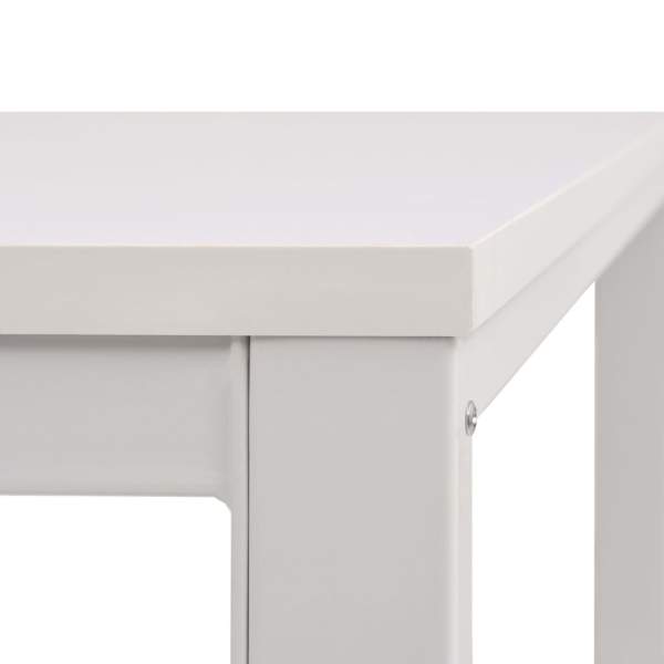  Schreibtisch 120×60×75 cm Weiß