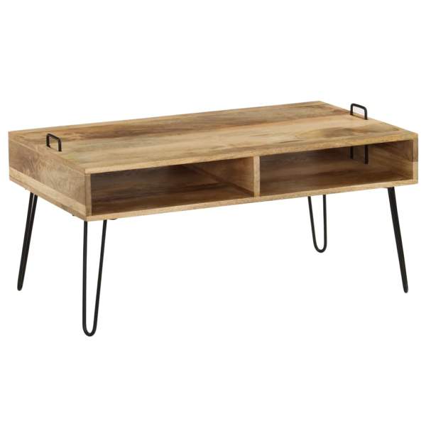  Couchtisch Massivholz Mango 100x60x45 cm