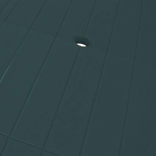  5-tlg. Garten-Essgruppe Kunststoff Grün