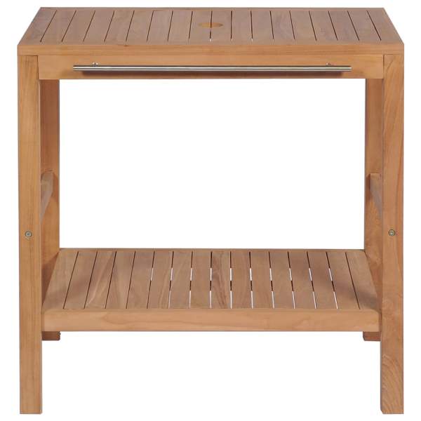  Waschtischunterschrank Teakholz Massiv 74 x 45 x 75 cm
