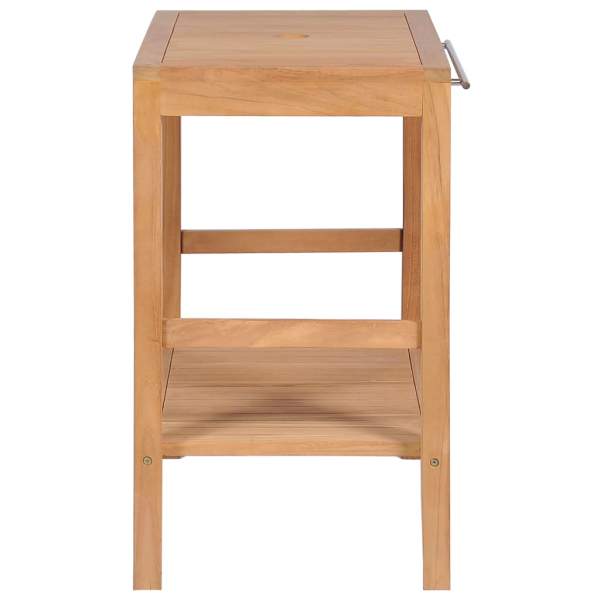  Waschtischunterschrank Teakholz Massiv 74 x 45 x 75 cm