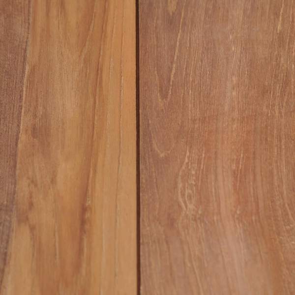  Esstisch Massivholz Teak mit natürlichem Finish 180×90×76 cm