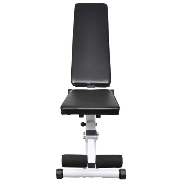  Hantelbank mit Langhantel und Kurzhantel Set 60,5 kg