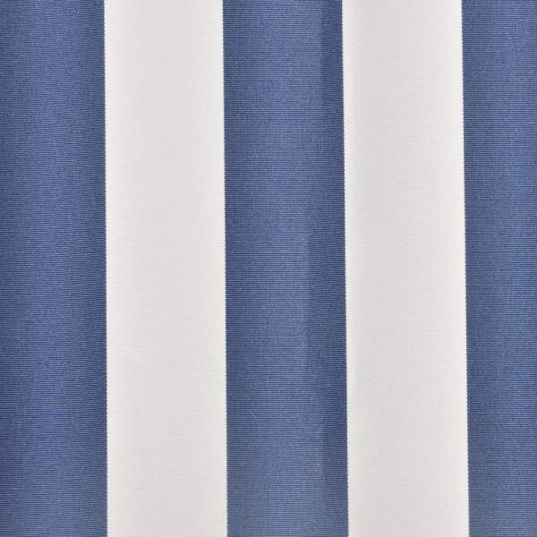  Markisenbespannung Canvas Blau & Weiß 450x300 cm